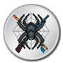 Giant spider Hunter - Silver